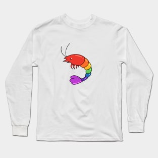 Pride Shrimp Queer Long Sleeve T-Shirt